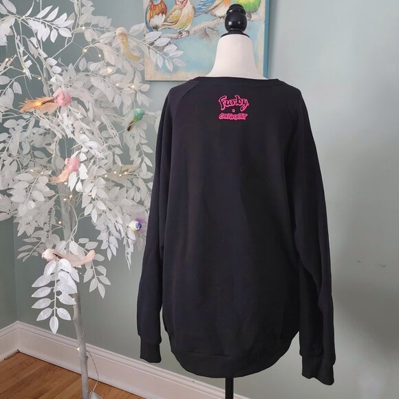 Furby Airbrush Crewneck Sweatshirt Unisex - Picture 2 of 3